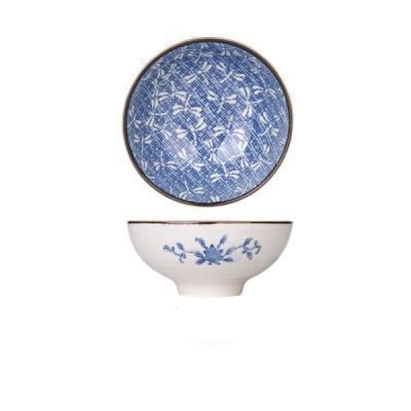 Hand Painted Bowl Kagawa Osaka Street Market