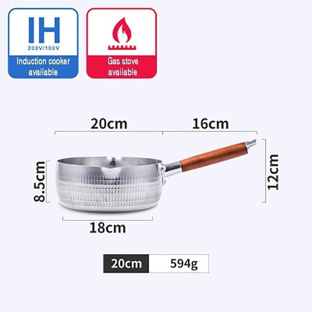 Saucepan Suginami (2 Sizes and With or Without Lid) Osaka Street Market