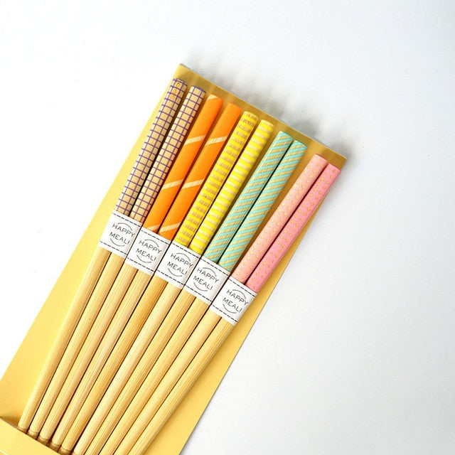 5 Pairs of Chopsticks Set Alcock Osaka Street Market