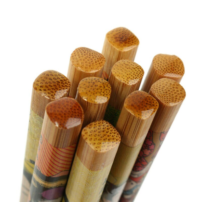 5 Pairs of Chopsticks Set Wiesneri (9 Colors) Osaka Street Market