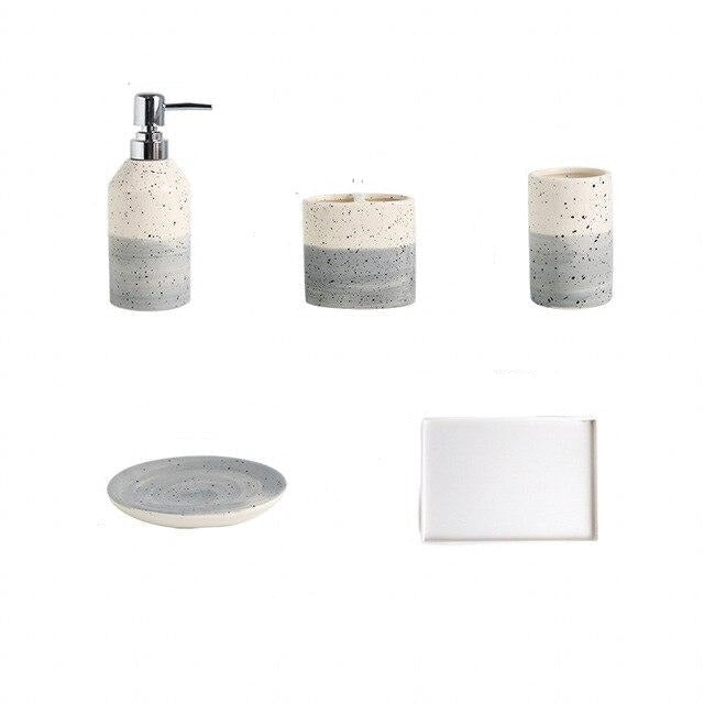 Bathroom Accessories Set Kawa Osaka Street Market