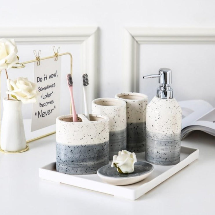 Bathroom Accessories Set Kawa Osaka Street Market