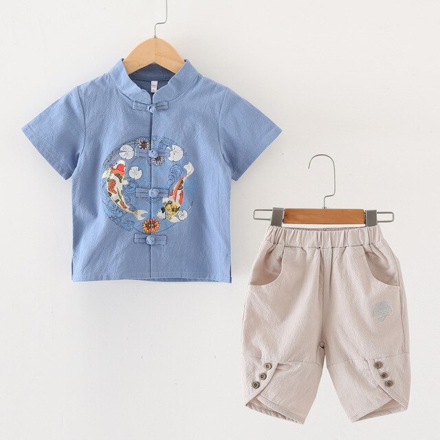 Boy Kimono Kitsune (13 Colors and 6 Sizes) Osaka Street Market