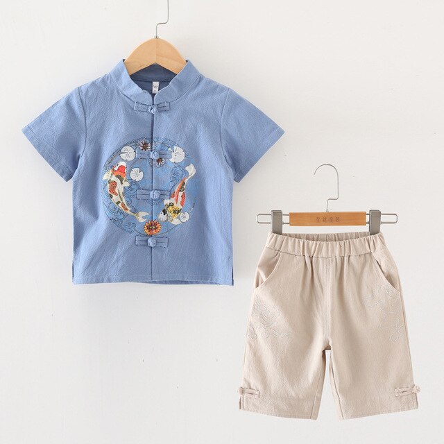 Boy Kimono Kitsune (13 Colors and 6 Sizes) Osaka Street Market