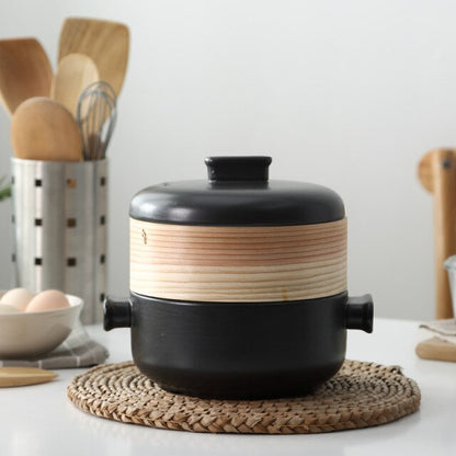 Casserole with Steamer Enryaku-ji (5 Colors and 3 Sizes) Osaka Street Market