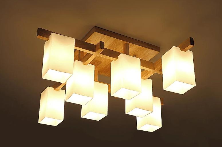 Ceiling Lamp Okkaigijidomae (4, 6 or 8 Heads and 3 Sizes) Osaka Street Market