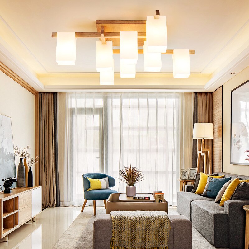 Ceiling Lamp Okkaigijidomae (4, 6 or 8 Heads and 3 Sizes) Osaka Street Market