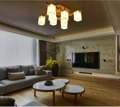 Ceiling Lamp Okkaigijidomae (4, 6 or 8 Heads and 3 Sizes) Osaka Street Market