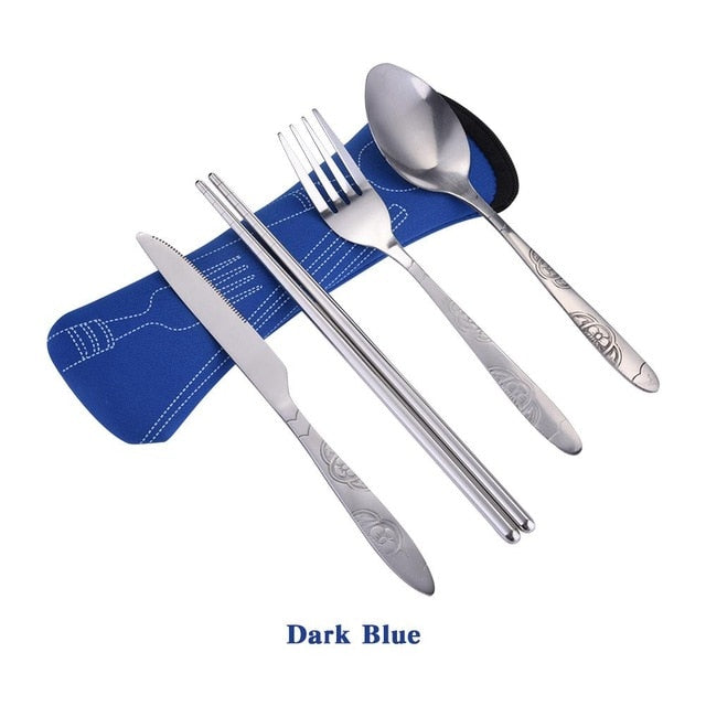Chopsticks, Knife, Spoon and Fork Set Kimetsu (8 Colors) Osaka Street Market