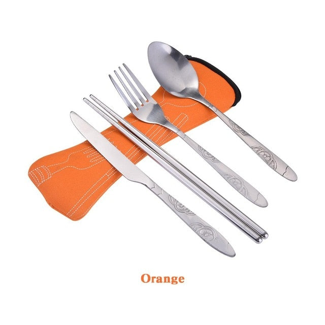 Chopsticks, Knife, Spoon and Fork Set Kimetsu (8 Colors) Osaka Street Market