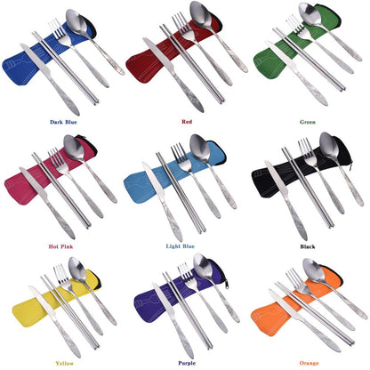 Chopsticks, Knife, Spoon and Fork Set Kimetsu (8 Colors) Osaka Street Market