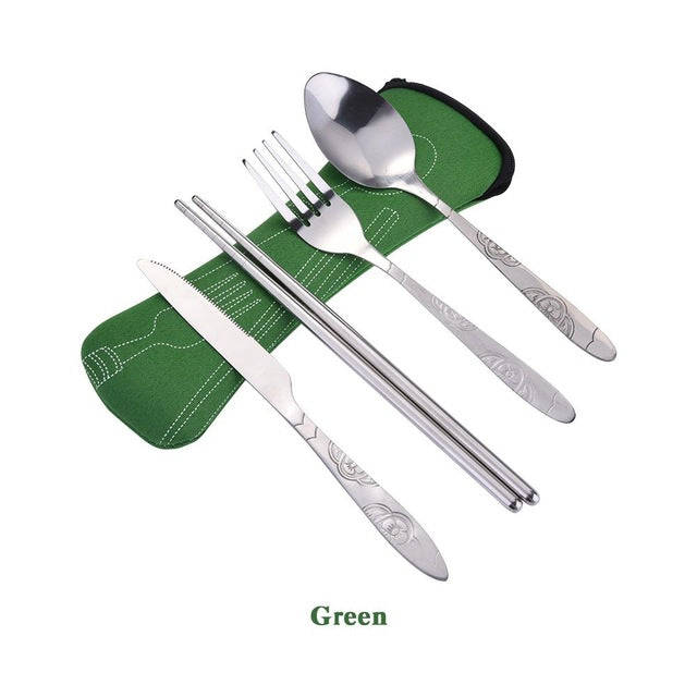 Chopsticks, Knife, Spoon and Fork Set Kimetsu (8 Colors) Osaka Street Market