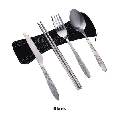 Chopsticks, Knife, Spoon and Fork Set Kimetsu (8 Colors) Osaka Street Market