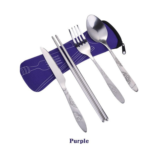 Chopsticks, Knife, Spoon and Fork Set Kimetsu (8 Colors) Osaka Street Market