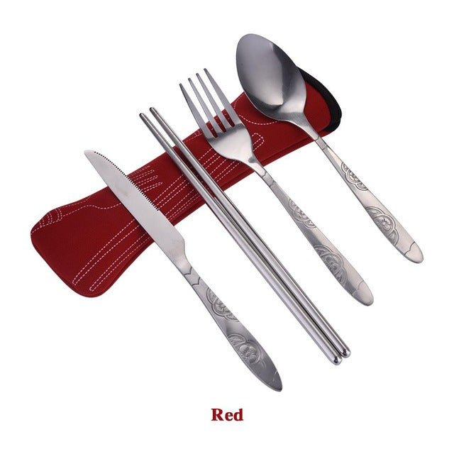 Chopsticks, Knife, Spoon and Fork Set Kimetsu (8 Colors) Osaka Street Market