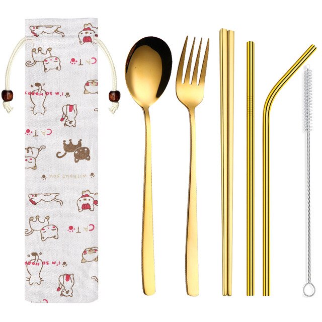 Chopsticks and Cutlery Set Minami (5 Colors) Osaka Street Market