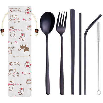 Chopsticks and Cutlery Set Minami (5 Colors) Osaka Street Market