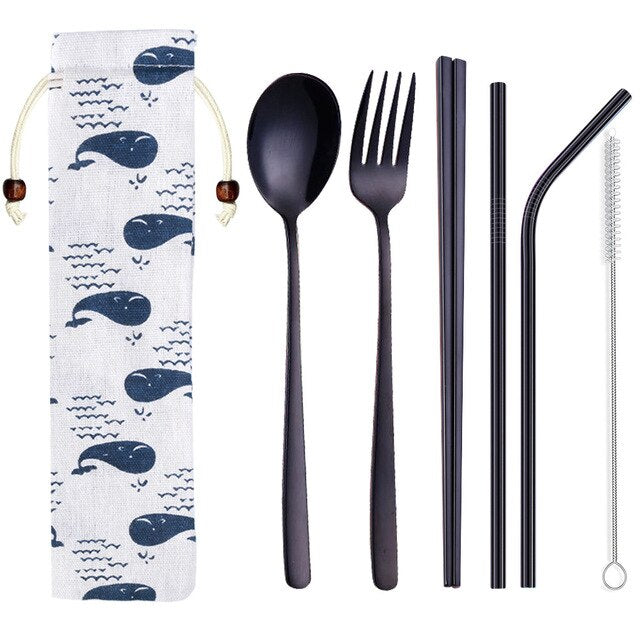 Chopsticks and Cutlery Set Ochiai (5 Colors) Osaka Street Market