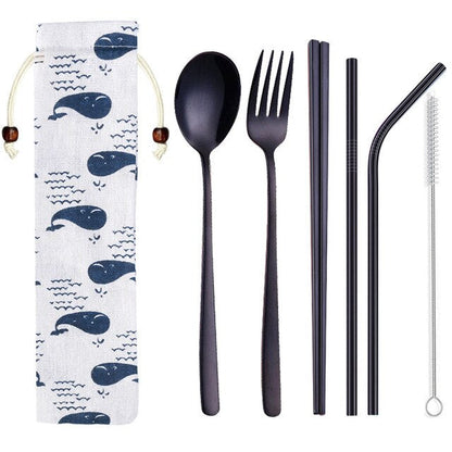 Chopsticks and Cutlery Set Ochiai (5 Colors) Osaka Street Market