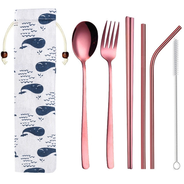 Chopsticks and Cutlery Set Ochiai (5 Colors) Osaka Street Market