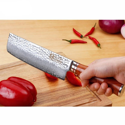 Damascus Nakiri Knife Aomori Osaka Street Market