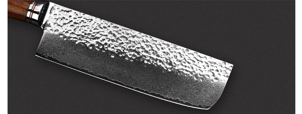 Damascus Nakiri Knife Aomori Osaka Street Market
