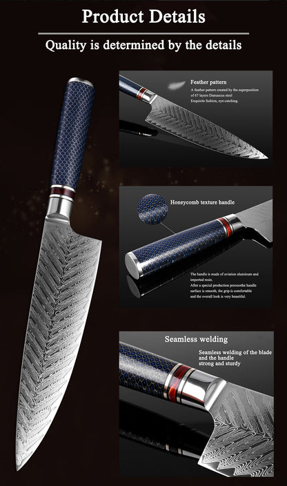 Damascus Steel Knife Morioka Osaka Street Market