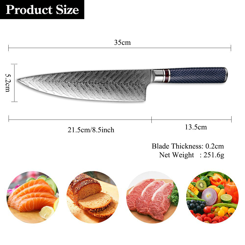 Damascus Steel Knife Morioka Osaka Street Market