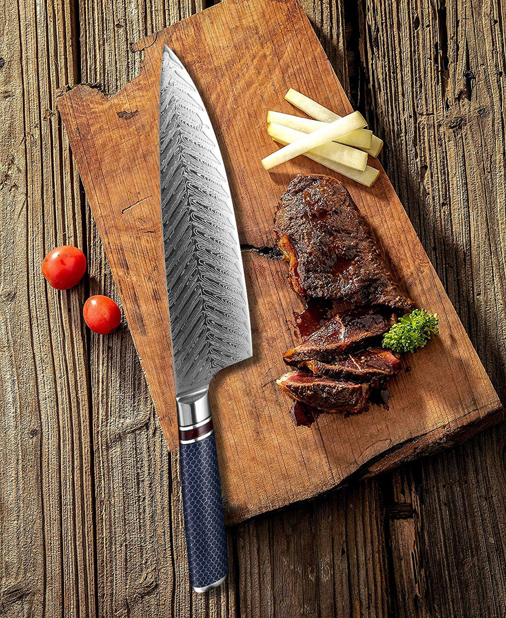 Damascus Steel Knife Morioka Osaka Street Market