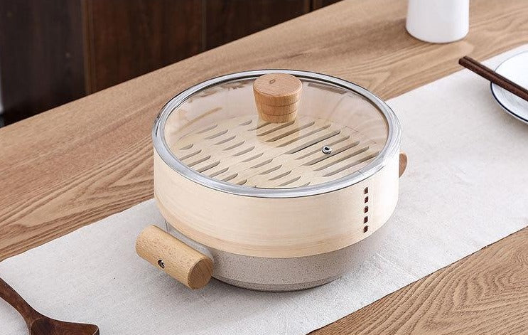 Donabe with Steamer Kōtoku-in (4 Sizes) Osaka Street Market