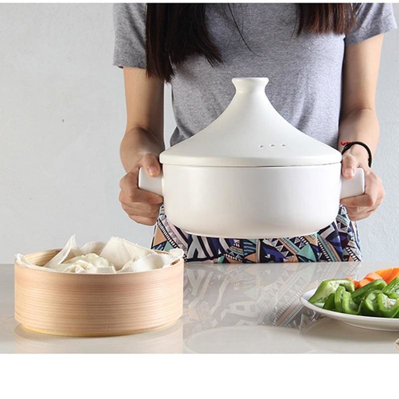 Donabe with Steamer Nara (2 Colors) Osaka Street Market