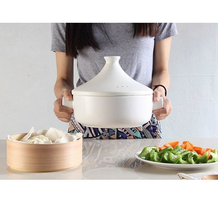 Donabe with Steamer Nara (2 Colors) Osaka Street Market