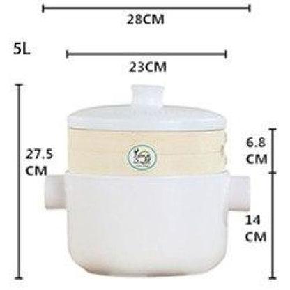 Donabe with Steamer Tenkawa (2 Capacities and 2 Pot Covers) Osaka Street Market