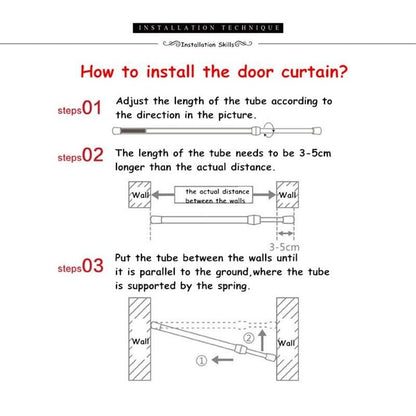 Door Curtain Toon (2 Sizes and 4 Ways to hang it) Osaka Street Market