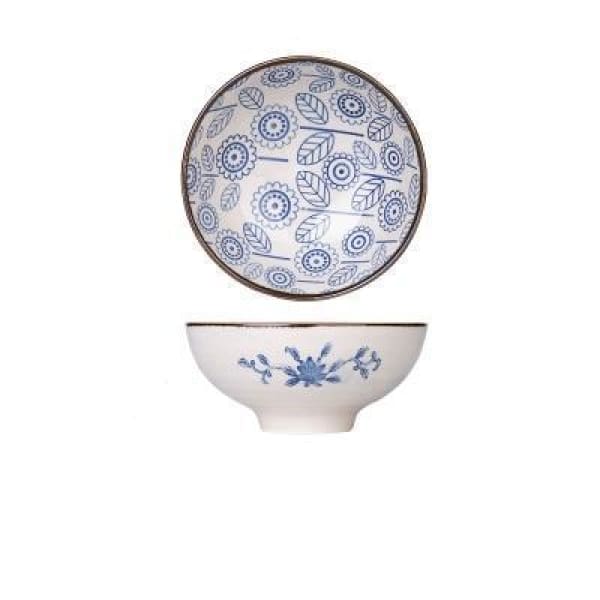 Hand Painted Bowl Tottori Osaka Street Market