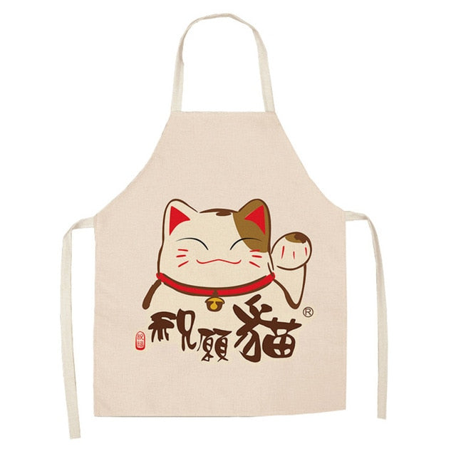 Lucky Cat Apron Kitchen Osaka Street Market