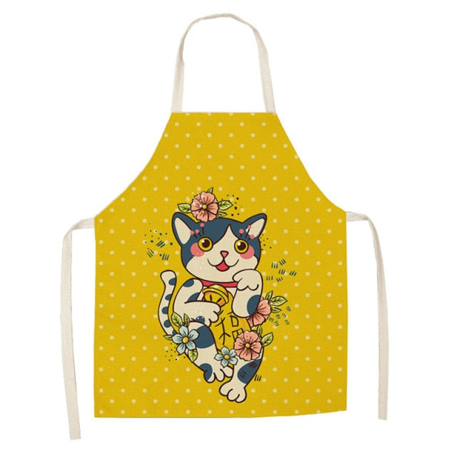 Lucky Cat Apron Kitchen Osaka Street Market