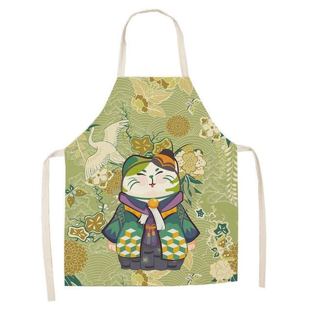 Lucky Cat Apron Kitchen Osaka Street Market