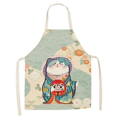 Lucky Cat Apron Kitchen Osaka Street Market