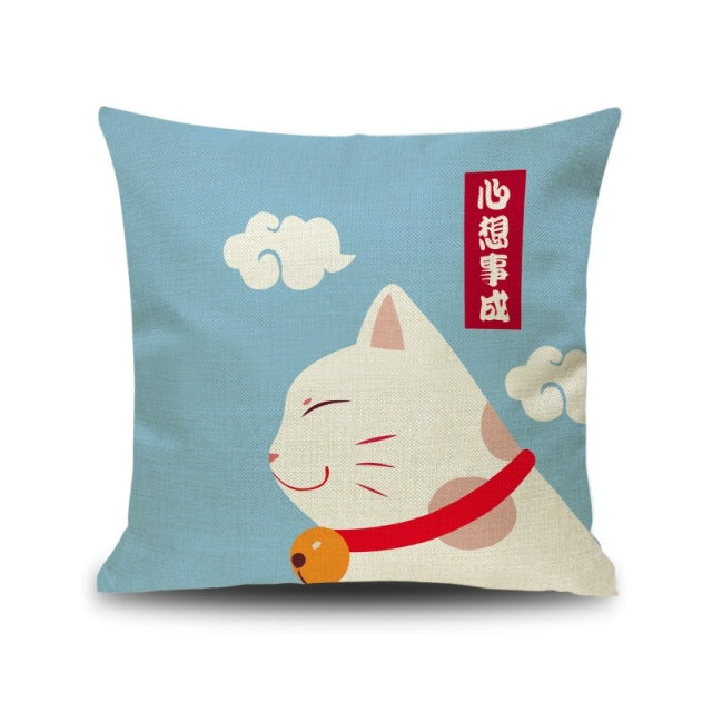 Lucky Cat Cushion (10 Models) Osaka Street Market