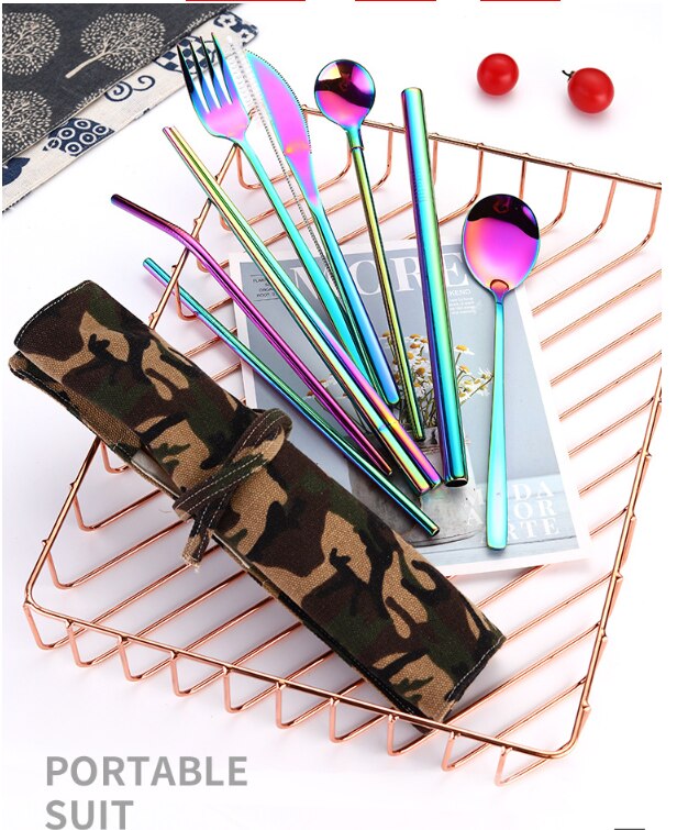 Luxury Chopsticks, Cutlery and Little Canes Set Moriarty (5 Colors) Osaka Street Market