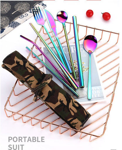 Luxury Chopsticks, Cutlery and Little Canes Set Moriarty (5 Colors) Osaka Street Market