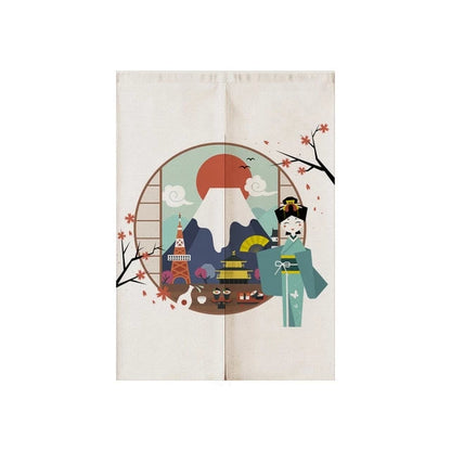 Noren Curtain Higashihiroshima (2 Sizes) Osaka Street Market