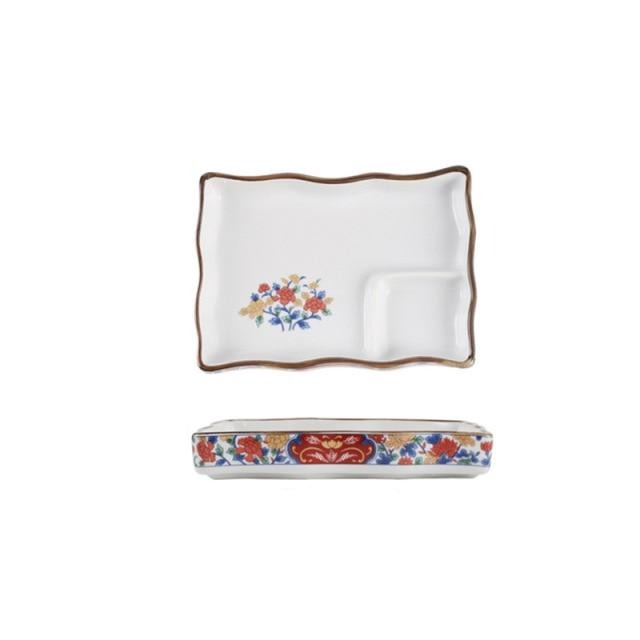 Plate with Sauce Bowl Nyū (4 Colors and 4 Sizes) Osaka Street Market