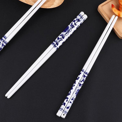 Porcelain Chopsticks Fuji Hakone Izu (10 Pairs) Osaka Street Market