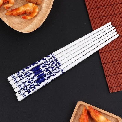 Porcelain Chopsticks Fuji Hakone Izu (10 Pairs) Osaka Street Market