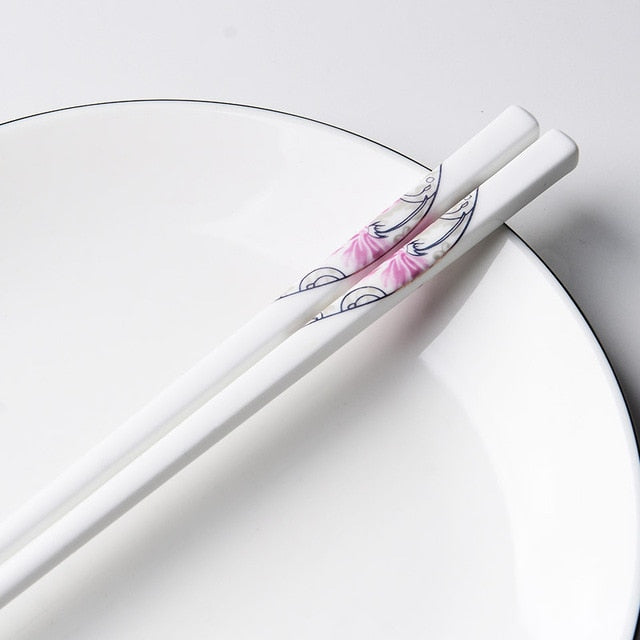 Porcelain Chopsticks Shiretoko (14 Models 10 Pairs) Osaka Street Market