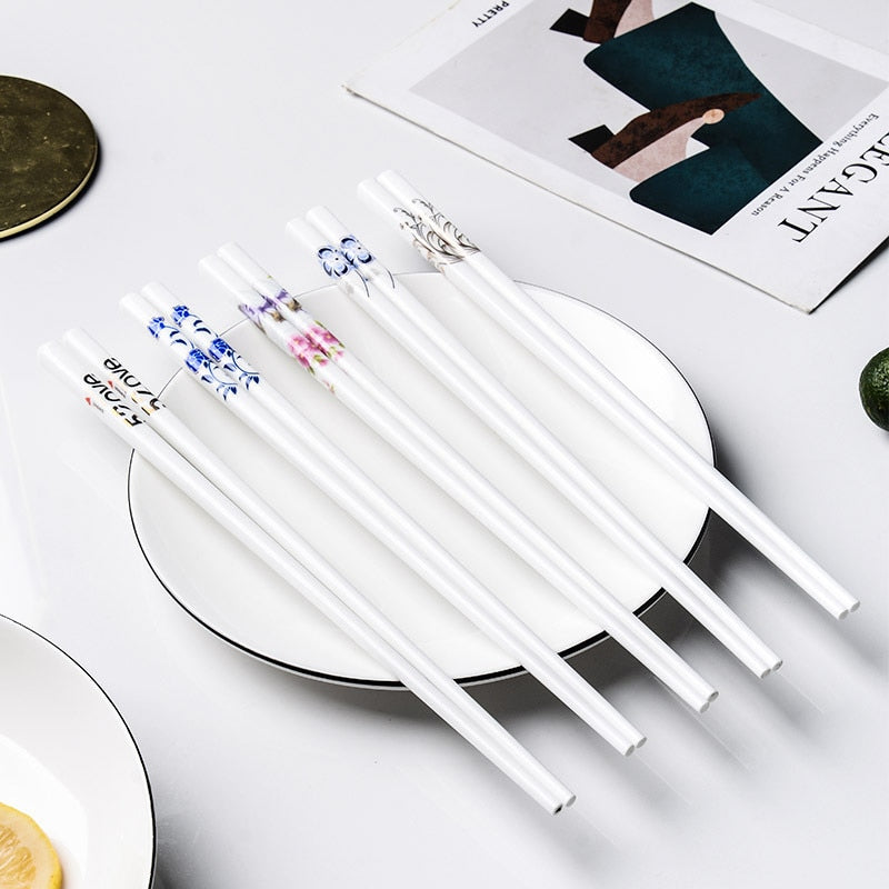 Porcelain Chopsticks Shiretoko (14 Models 10 Pairs) Osaka Street Market