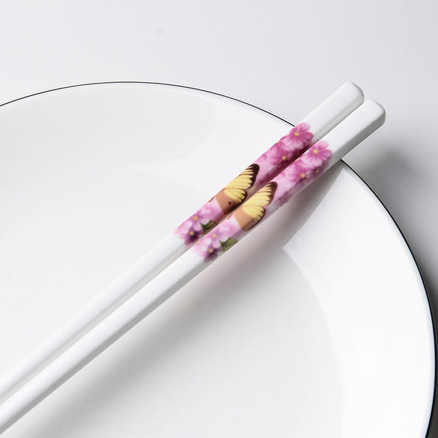 Porcelain Chopsticks Shiretoko (14 Models 10 Pairs) Osaka Street Market