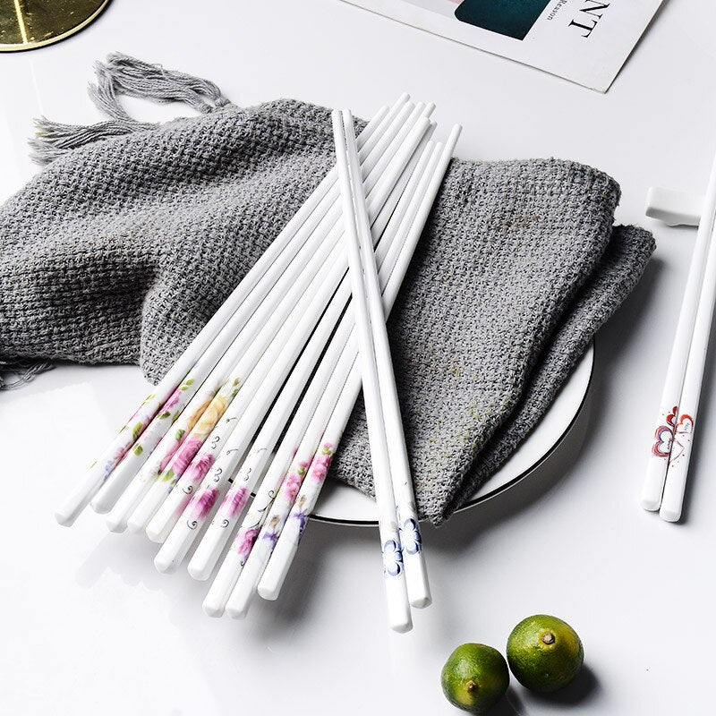 Porcelain Chopsticks Shiretoko (14 Models 10 Pairs) Osaka Street Market